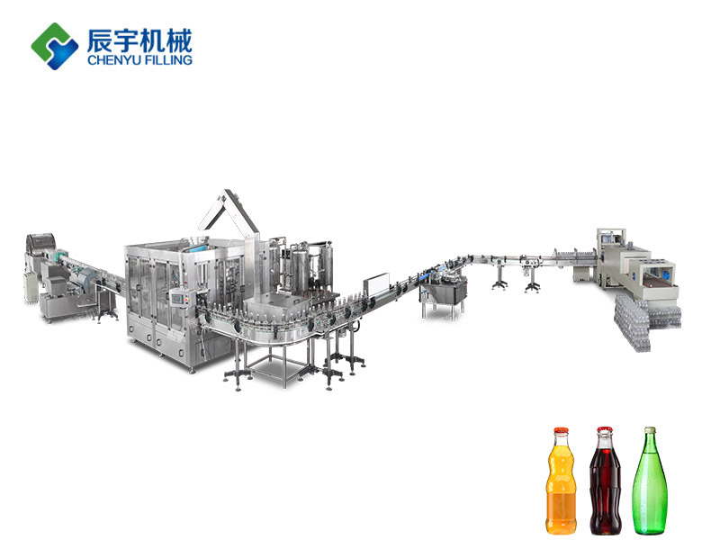 玻璃瓶碳酸飲料生產線